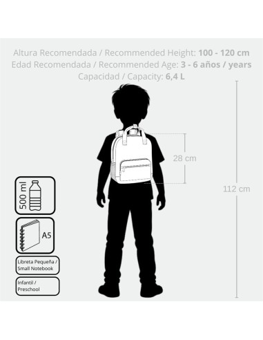 MOCHILA ADAP. 28CM. ENSO MR. CRAB