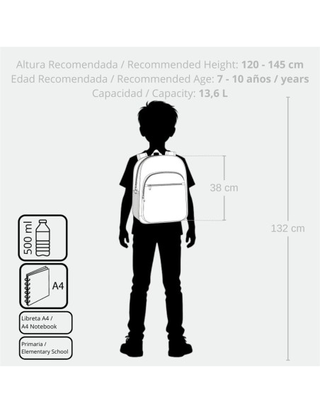 MOCHILA 38CM. ENSO MR. CRAB