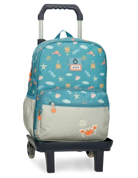 MOCHILA ADAP. 38CM. C/CARRO. ENSO MR. CRAB.