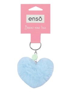 LLAVERO POMPÓN CORAZON