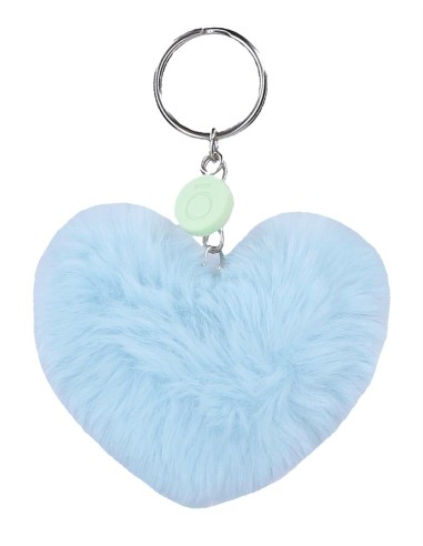 LLAVERO POMPÓN CORAZON