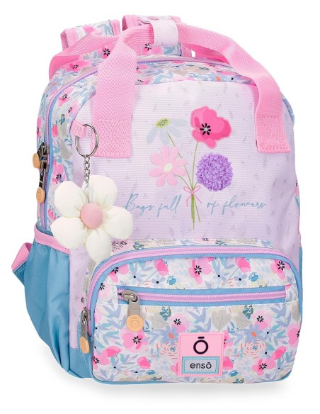 MOCHILA 28CM. ENSO FULL OF FLOWERS