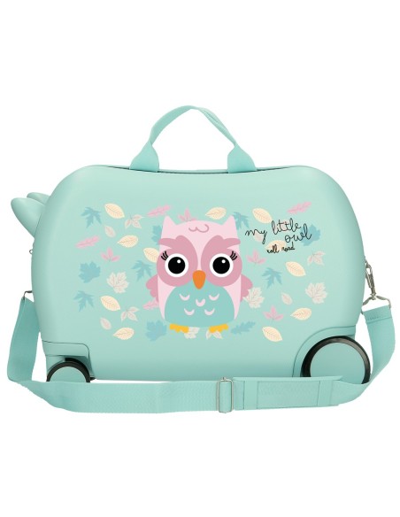 MALETA INFANTIL 45CM. ROLL ROAD HAPPY PETS OWL