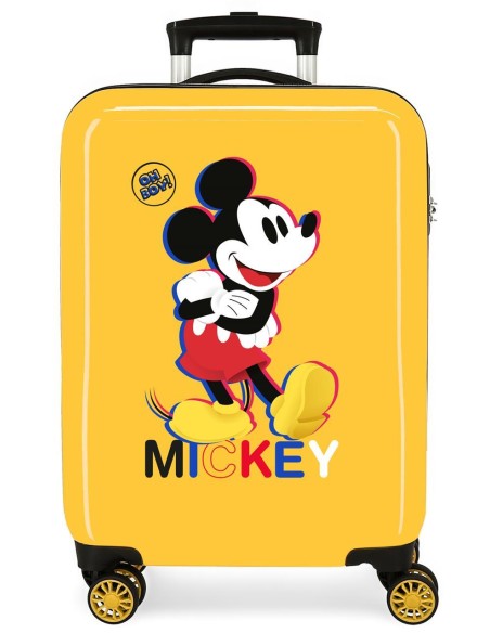 TROLLEY ABS 55CM. 4R. MICKEY 3D