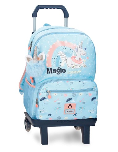 MOCHILA ADAP. 44CM. C/CARRO. ENSO MAGIC SUMMER.