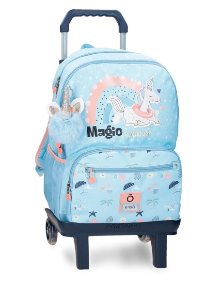 MOCHILA ADAP. 44CM. C/CARRO. ENSO MAGIC SUMMER.