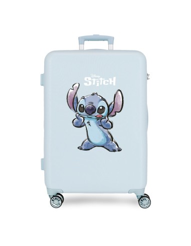 TROLLEY ABS 65CM. 4R. STITCH MAKE A FACE