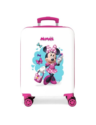 TROLLEY ABS 55CM. 4R. MINNIE GOOD MOOD