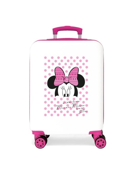 TROLLEY ABS 55CM. 4R. MICKEY & MINNIE LUGGAGE SIGN