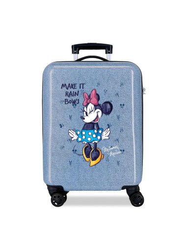 TROLLEY ABS 55CM. 4R. MINNIE MAKE IT RAIN BOWS