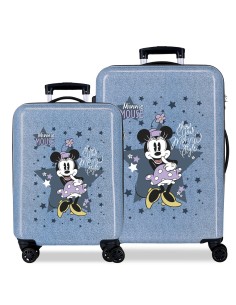 SET/2 TROLLEY ABS 55-68CM. 4R. MINNIE STYLE