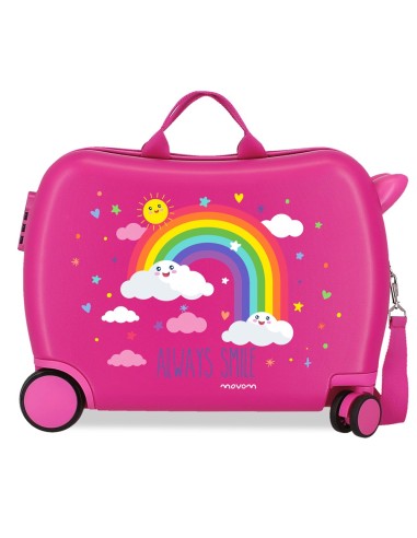 MALETA INFANTIL 50CM. MOVOM ARCOIRIS ALWAYS SMILE