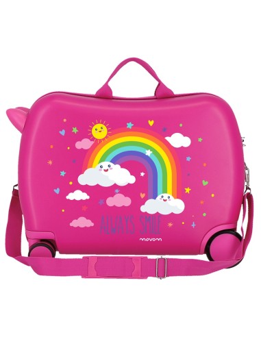 MALETA INFANTIL 50CM. MOVOM ARCOIRIS ALWAYS SMILE