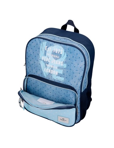 MOCHILA 40CM 2C. PJL NONI DENIM