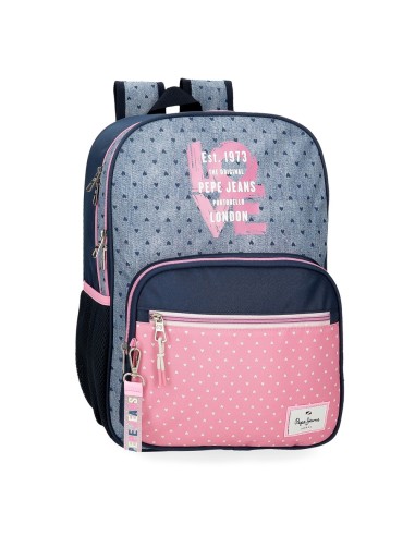 MOCHILA 40CM 2C. PJL NONI DENIM