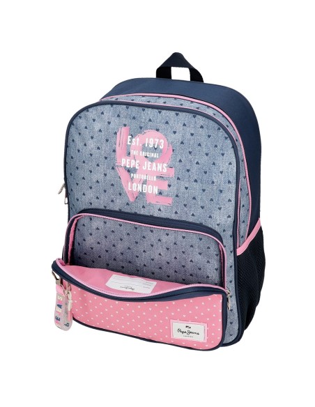 MOCHILA 40CM 2C. PJL NONI DENIM