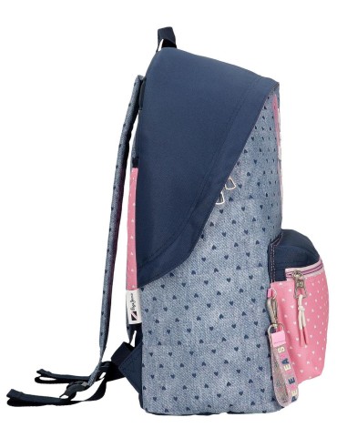 MOCHILA ADAP. 42CM. PJL NONI DENIM