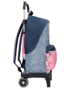 MOCHILA ADAP. 42CM. C/CARRO. PJL NONI DENIM 2
