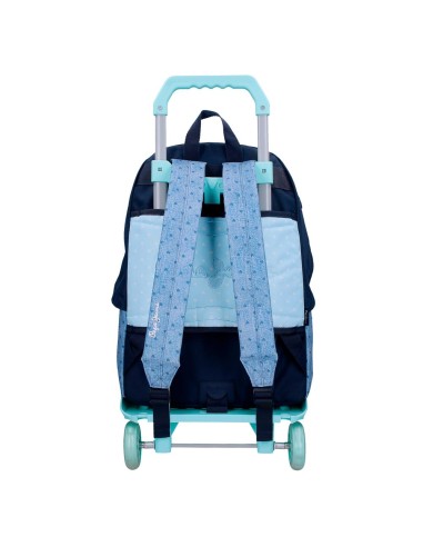 MOCHILA ADAP. 42CM. C/CARRO. PJL NONI DENIM