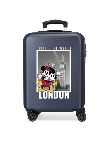 TROLLEY ABS 55CM. 4R. MICKEY Y MINNIE LONDON