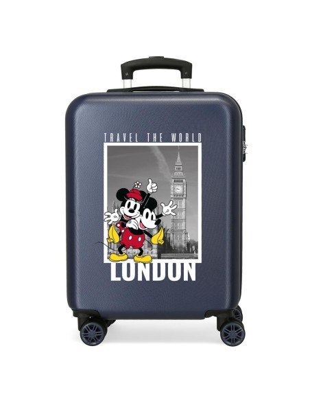 TROLLEY ABS 55CM. 4R. MICKEY Y MINNIE LONDON