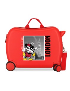 MALETA INFANTIL 50CM. MICKEY Y MINNIE LONDON