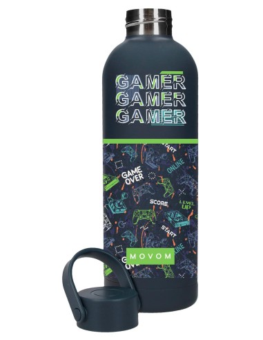BOTELLA TÉRMICA MOVOM NEW ADVENTURES GAME OVER