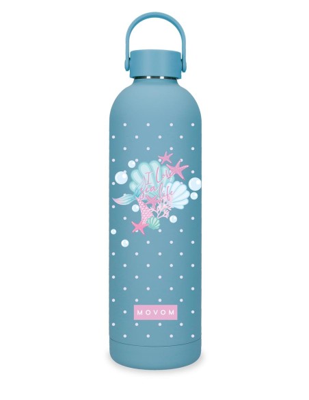 BOTELLA TÉRMICA MOVOM NEW ADVENTURES I LOVE SEA