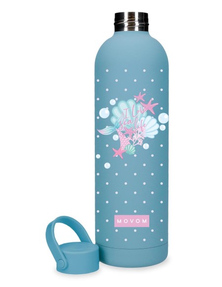 BOTELLA TÉRMICA MOVOM NEW ADVENTURES I LOVE SEA