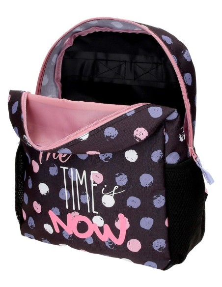 MOCHILA ADAP. 33CM. C/CARRO. ROLL ROAD THE TIME IS NOW