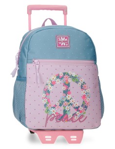 MOCHILA ADAP. 33CM. C/CARRO. ROLL ROAD PEACE