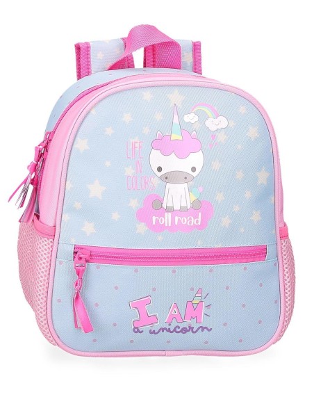 MOCHILA ADAP. 25CM. ROLL ROAD I AM A UNICORN