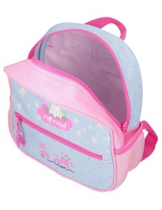 MOCHILA ADAP. 25CM. C/CARRO. ROLL ROAD I AM A UNICORN 2