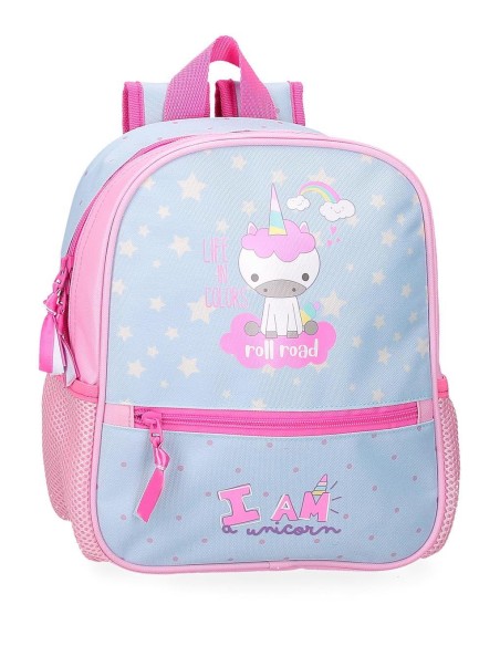 MOCHILA ADAP. 28CM. ROLL ROAD I AM A UNICORN