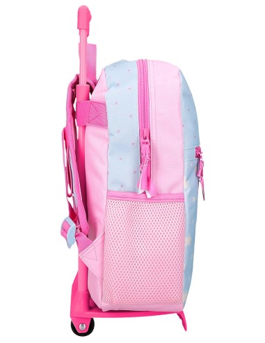 MOCHILA ADAP. 33CM. C/CARRO. ROLL ROAD I AM A UNICORN