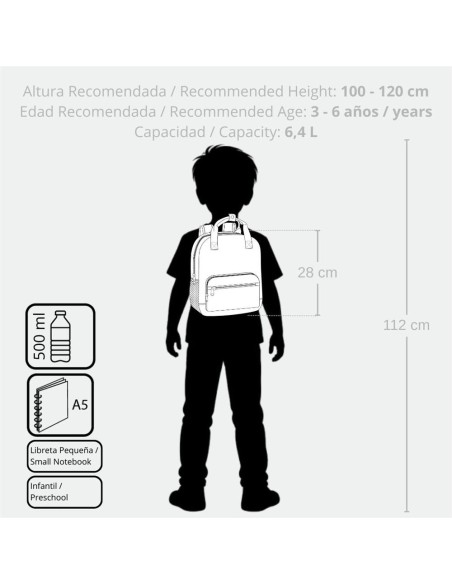 MOCHILA 28CM. ROLL ROAD SOCCER