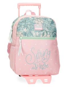 MOCHILA ADAP. 33CM. C/CARRO. ROLL ROAD SPRING IS HERE