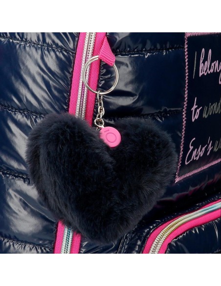 MOCHILA ADAP. 42CM. C/CARRO. ENSO MAKE A WISH