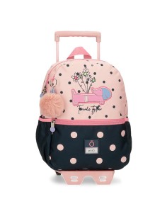 MOCHILA ADAP. 32CM. C/CARRO. ENSO FRIENDS TOGETHER