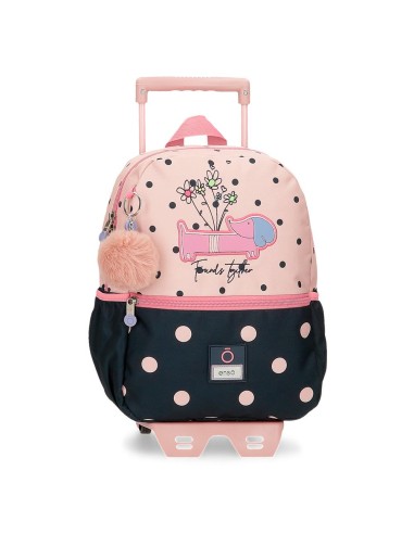 MOCHILA ADAP. 32CM. C/CARRO. ENSO FRIENDS TOGETHER