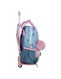 MOCHILA ADAP. 28CM. C/CARRO. ENSO WE LOVE FLOWERS 2