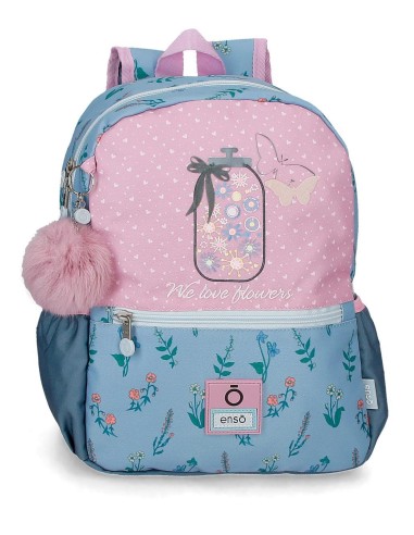 MOCHILA 32CM. ENSO WE LOVE FLOWERS