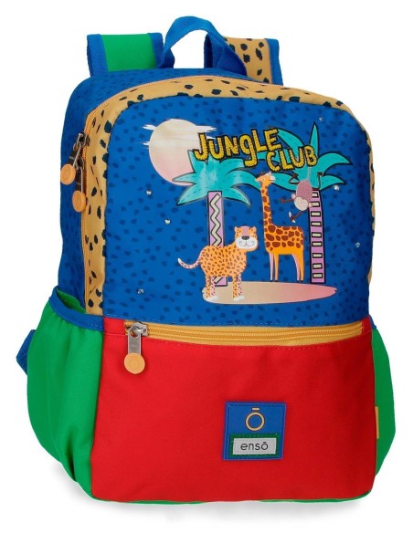 MOCHILA ADAP. 32CM. ENSO JUNGLE CLUB