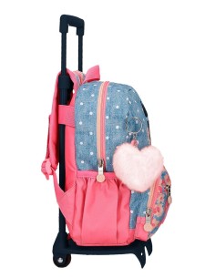 MOCHILA ADAP. 28CM. C/CARRO. ENSO LITTLE DREAMS 2