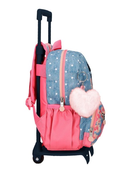 MOCHILA ADAP. 28CM. C/CARRO. ENSO LITTLE DREAMS