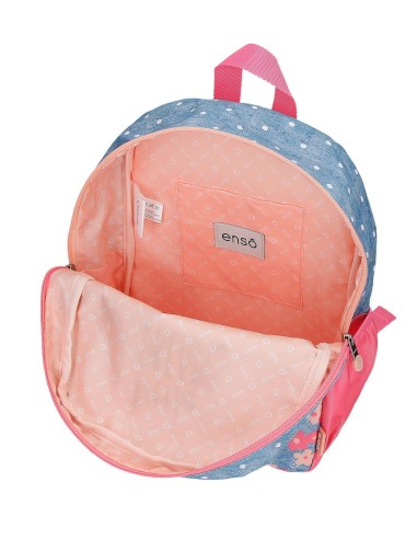 MOCHILA ADAP. 32CM. C/CARRO. ENSO LITTLE DREAMS