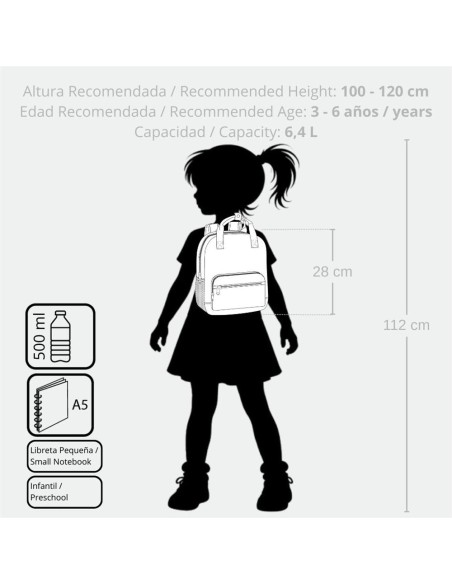 MOCHILA ADAP. 28CM. ENSO BEAUTIFUL DAY