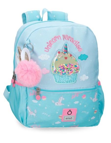 MOCHILA ADAP. 33CM. ENSO UNICORN PARADISE