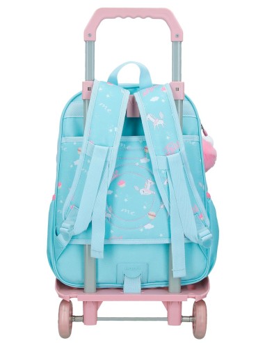 MOCHILA ADAP. 38CM. C/CARRO. ENSO UNICORN PARADISE