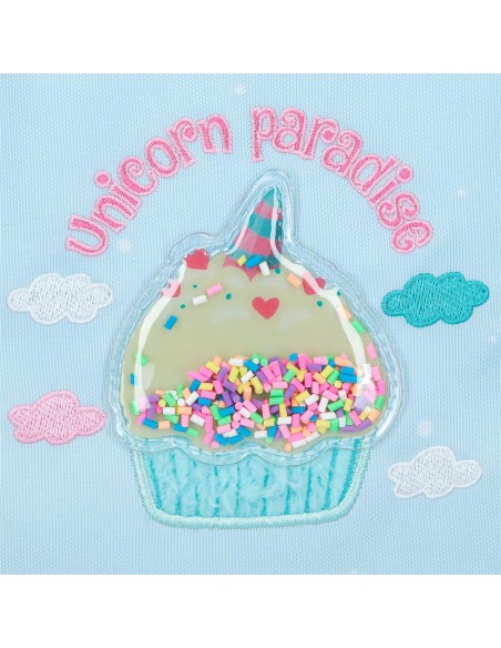 MOCHILA ADAP. 38CM. C/CARRO. ENSO UNICORN PARADISE